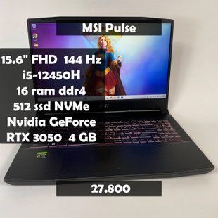 Ноутбук MSI Pulse 15.6" FullHD 144Hz i5-12450H/16 RAM/512 SSD/Nvidia RTX 3050 4GB а-2903 фото