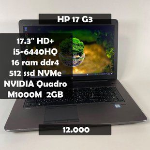 Ноутбук HP ZBook 17 G3 17.3" i5-6440HQ/Nvidia M1000M 2GB/16 RAM/512 SSD а-1886 фото