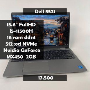 Ноутбук Dell Latitude 5521 15,6" FullHD i5-11500H\16 RAM\512 SSD\Nvidia MX450 2GB а-1793 фото