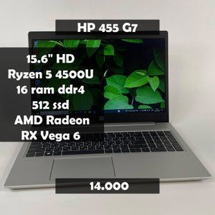 Ноутбук HP ProBook 455 G7 15.6" HD Ryzen 5 4500U/16 RAM/512 SSD а-1798 фото