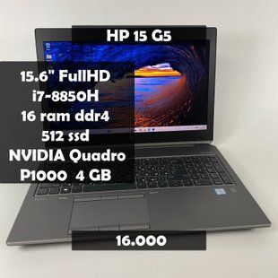 Ноутбук HP zBook 15 G5 15,6" FullHD i7-8850H/16 RAM/512 SSD/Nvidia P1000 4 GB а-2671 фото