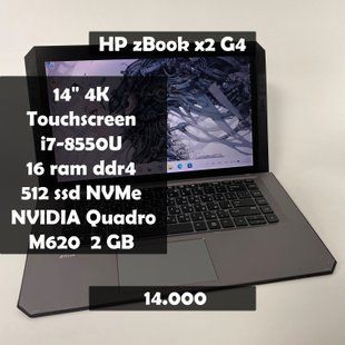 Ноутбук HP zBook x2 G4 14" 4K Touch i7-8550U\16 GB RAM\512 GB SSD\Nvidia M620 2 GB а-2302 фото