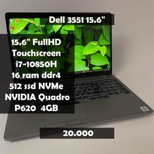 Ноутбук Dell Precision 3551 FHD i7-10850H\Nvidia P620\16GB\512GB SSD а-773 фото