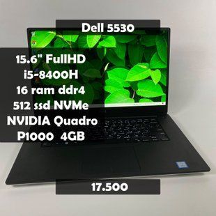 Ноутбук Dell Precision 5530 FHD i5-8400H/Nvidia P1000 4GB/16 RAM/512GB SSD а-1075 фото