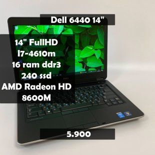 Dell Latitude E6440 i7-4610M\AMD Radeon 8600M\16Gb\256SSD Л-26 фото