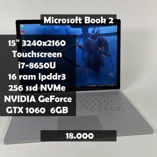 Ноутбук Microsoft Surface Book 2 Touch i7-8650U/GTX 1060 6GB/16 RAM/256 SSD а-1794 фото