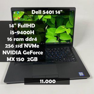 Ноутбук Dell Latitude 5401 FHD i5-9400H/NVIDIA MX150 2GB/16RAM/256SSD q-33 фото