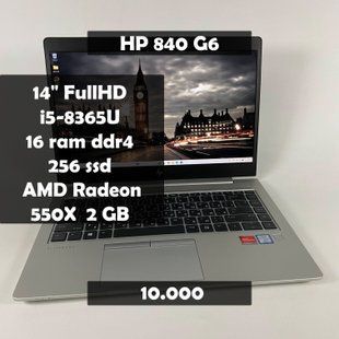 Ноутбук HP EliteBook 840 G6 14" FullHD i5-8365U/16 RAM/256 SSD/AMD 550X 2 GB а-3227 фото