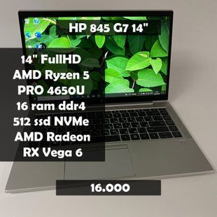 Ноутбук HP EliteBook 845 G7 14" Ryzen 5 PRO 4650U/16GB RAM/512GB SSD а-964 фото