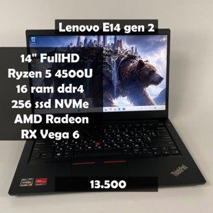 Ноутбук Lenovo Thinkpad E14 G2 14" FullHD Ryzen 5 4500U/16 RAM/256 SSD а-3224 фото