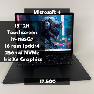 Ноутбук Microsoft Surface Laptop 4 15" 2K Touch i7-1185G7/16 GB RAM/256 GB SSD а-3202 фото