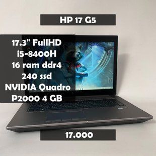Ноутбук HP zBook 17 G5 17.3" FullHD i5-8400H/16 RAM/240 SSD/Nvidia P2000 4 GB а-2955 фото