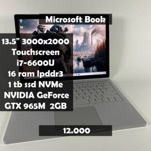 Ноутбук Microsoft Surface Book 13.5" Touch i7-6600U/16 RAM/1 TB SSD/NVIDIA GTX 965M 2GB а-2202 фото