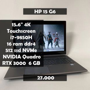 Ноутбук HP zBook 15 G6 15.6" 4K Touch i7-9850H/16 RAM/512 SSD/NVIDIA RTX 3000 6 GB а-3038 фото