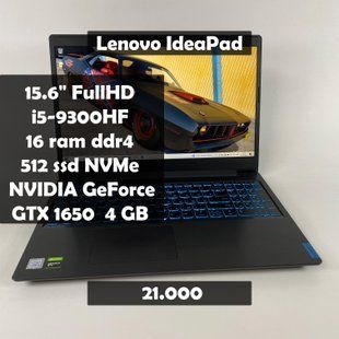 Ноутбук Lenovo IdeaPad 15.6" FullHD i5-9300HF/16 RAM/512 SSD/NVIDIA GTX 1650 4 GB а-3097 фото