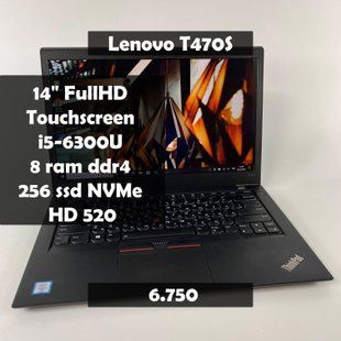 Ноутбук Lenovo ThinkPad T470S 14" FullHD i5-6300U/8 GB RAM/256 GB SSD а-1896 фото